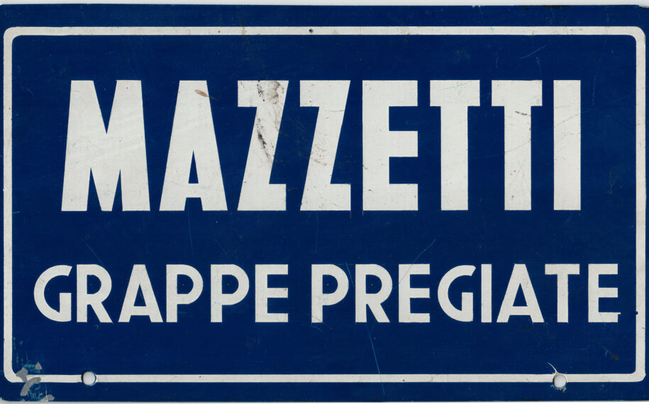 Mazzetti Grappe Pregiate — targa storica